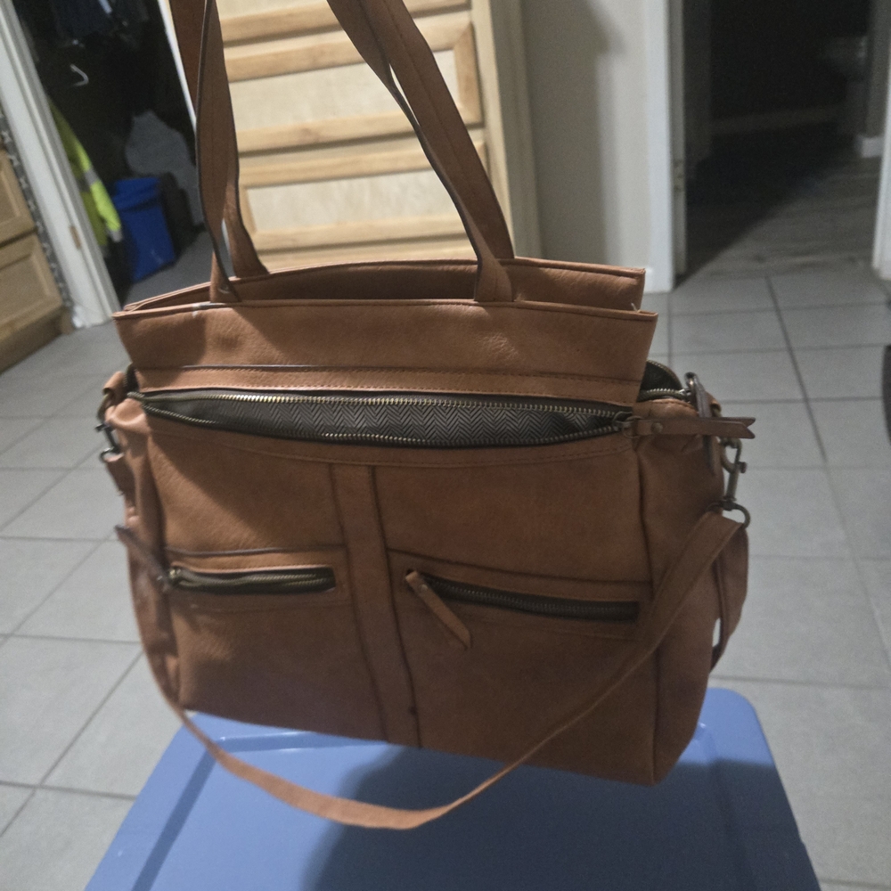 Brown Leather Men's Bag